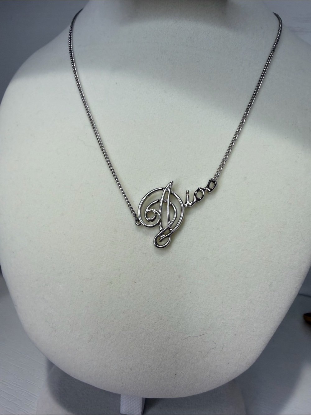 Dior Script Necklace - Picture 3 of 8